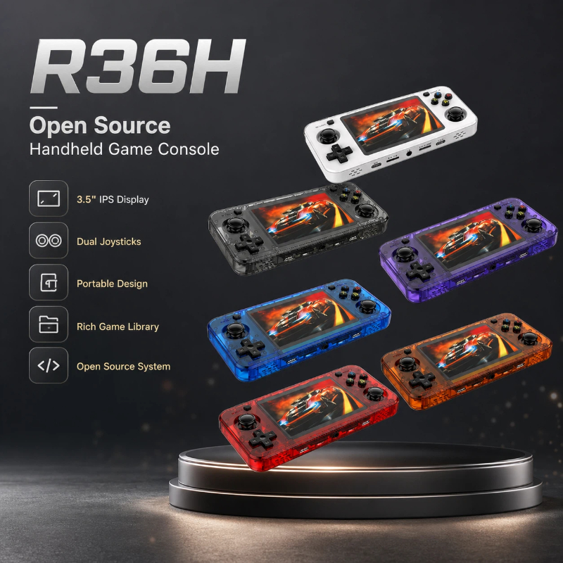 Retro Gaming Years - Konsol Game Genggam R36h Layar Ips