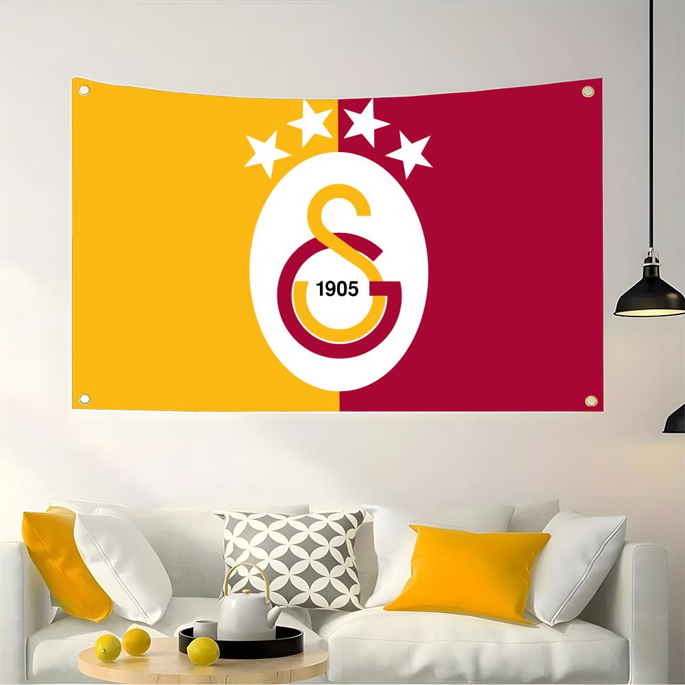 Retro Gaming Banner - Bendera Klub Sepak Bola G-Galatasaray, Spanduk