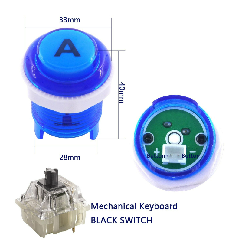 Retro Gaming Years - Kit Joystick Arcade DIY dengan Tombol