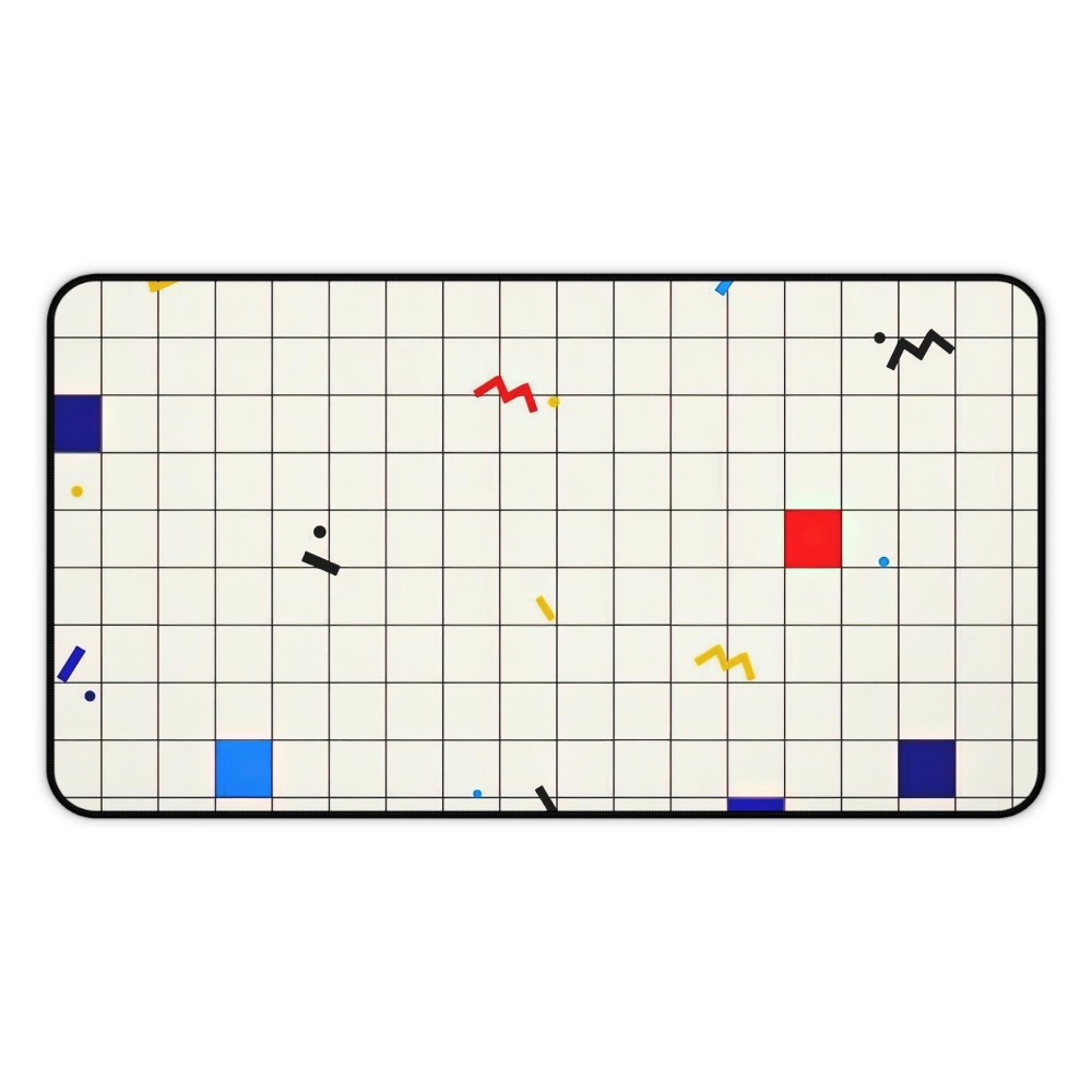 Retro Gaming Art - Alas Meja Mouse Pad Geometris Retro