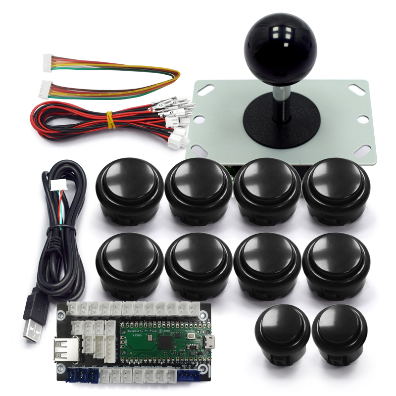 Retro Gaming With Raspberry Pi - Kit DIY Game Arcade Copy Sanwa,