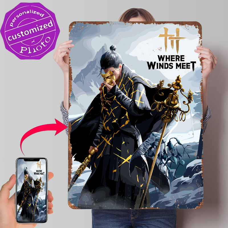 Retro Poster Gaming - Poster Cetak Seni Game Where Winds