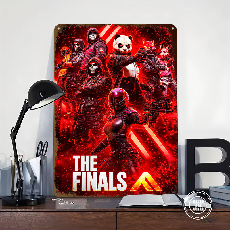 Poster Logam Game The Finals,  - Retro Poster Gaming ulasan dan harga