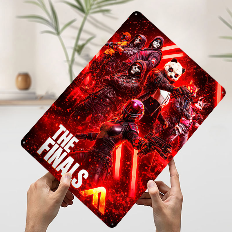 Poster Logam Game The Finals,  - Retro Poster Gaming ulasan dan harga