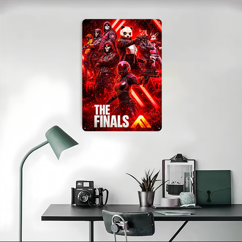 Poster Logam Game The Finals,  - Retro Poster Gaming ulasan dan harga