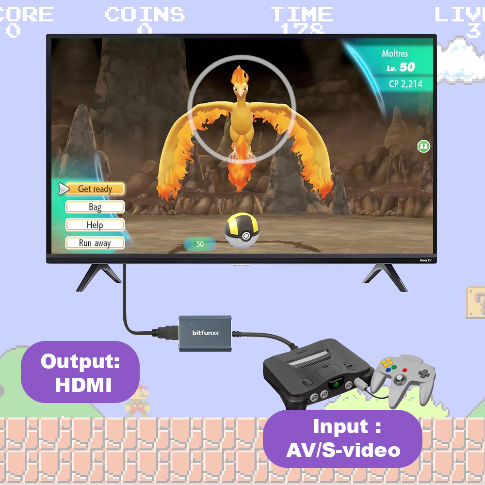 Bitfunx 720P Svideo / AV Ke Ad - Retro Gaming Art ulasan dan harga