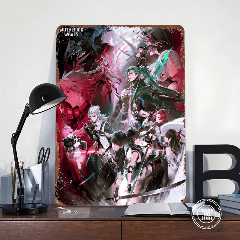 Poster Timah Karakter Game Wut - Retro Poster Gaming ulasan dan harga