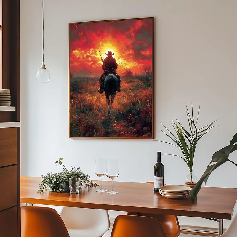 Poster Lukisan Kanvas Red Dead - Retro Gaming Art ulasan dan harga