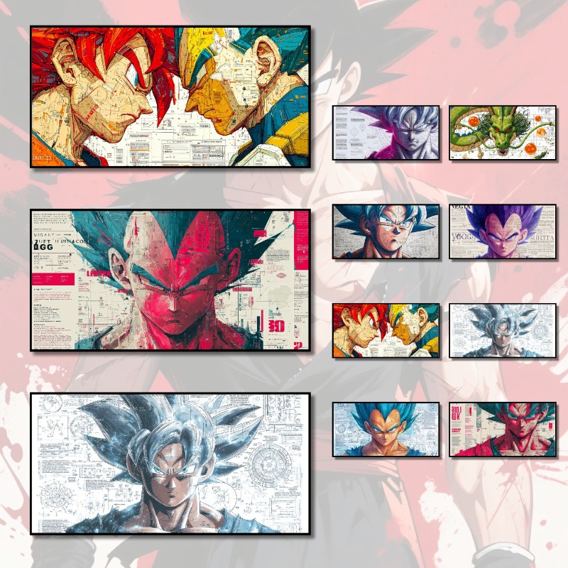 Poster Anime Dragon Ball Poste - Retro Gaming Art ulasan dan harga