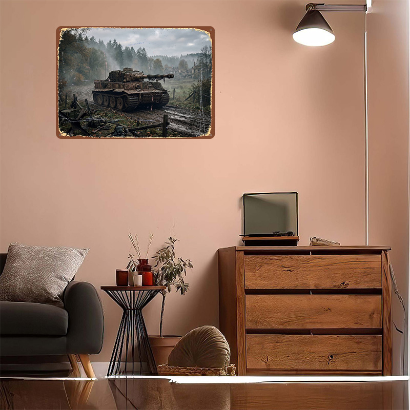 Poster Tekstur Cetak 3D Tank T - Retro Poster Gaming ulasan dan harga