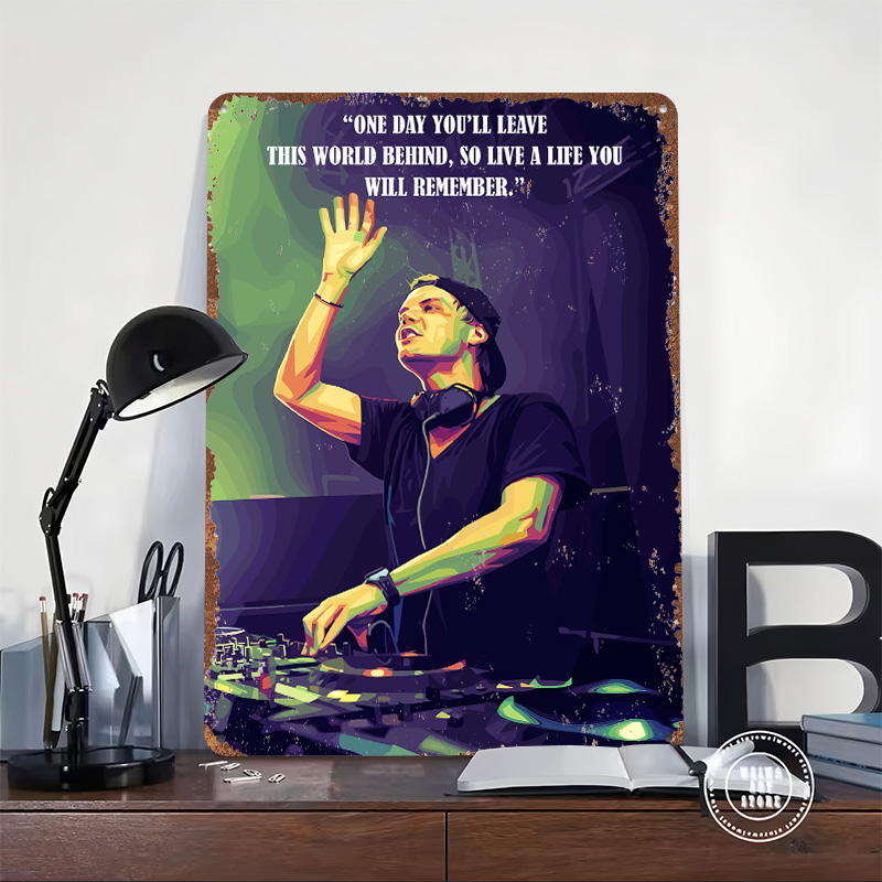 Poster Cetak Kutipan Avicii, S - Retro Poster Gaming ulasan dan harga