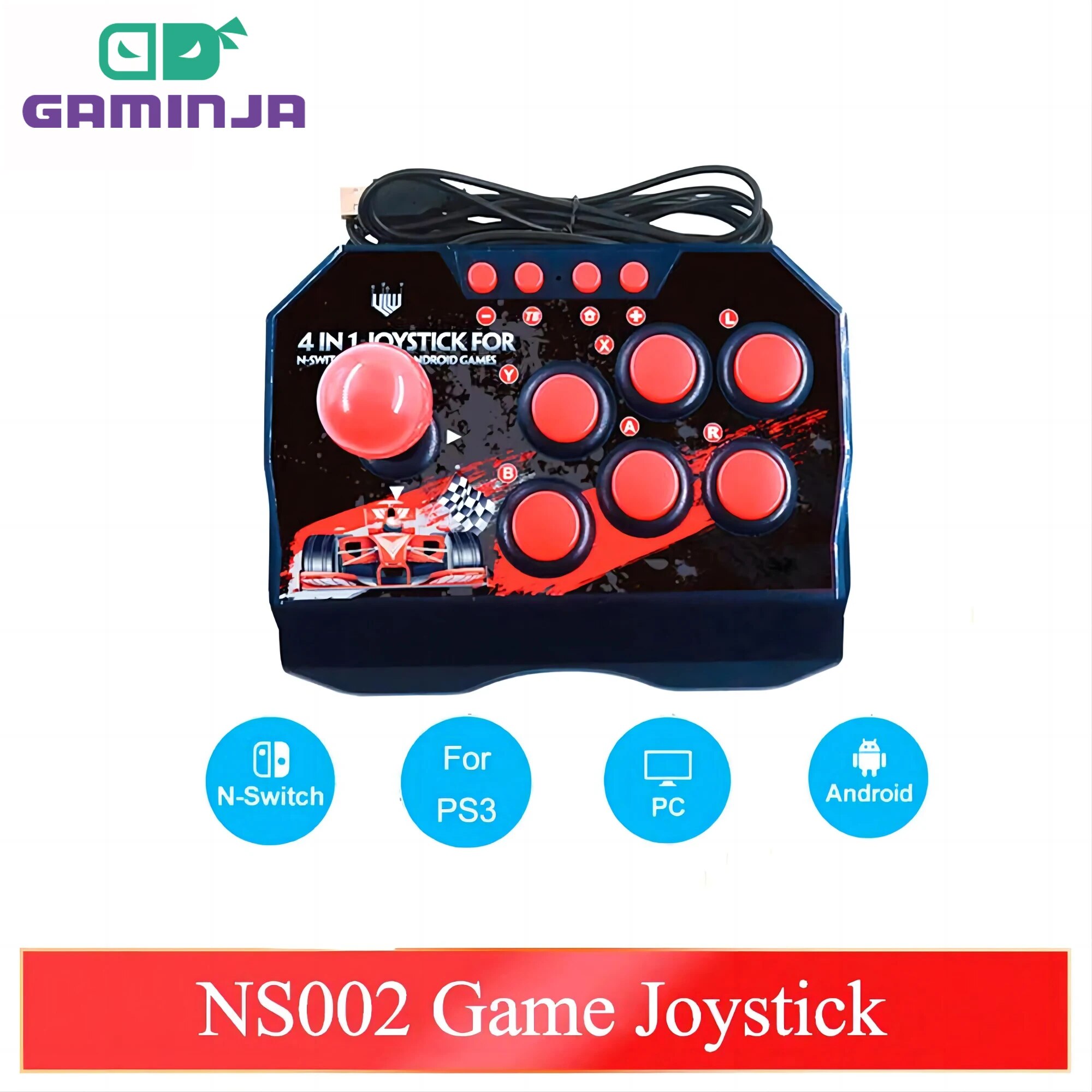 GAMINJA NS002 4 In 1 Retro Arc - Retro Gaming With Raspberry Pi ulasan dan harga