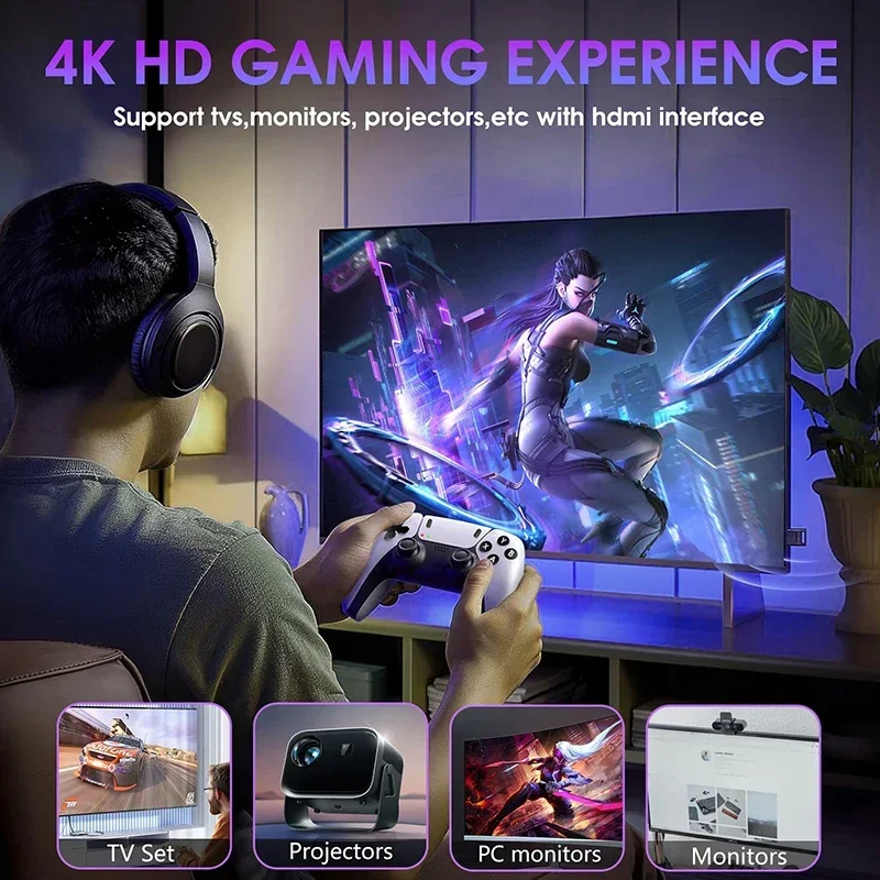 M15 4K TV Game Stick 64GB deng - Retro Gaming Tv ulasan dan harga
