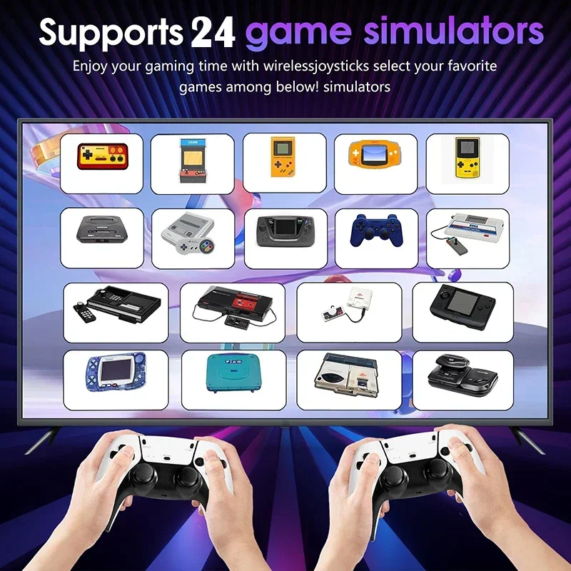 M15 4K TV Game Stick 64GB deng - Retro Gaming Tv ulasan dan harga