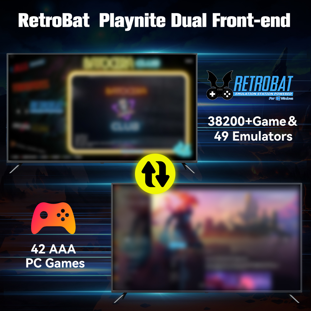 Sistem Retrobat & Playnite HDD - Retro Gaming Kiosk ulasan dan harga