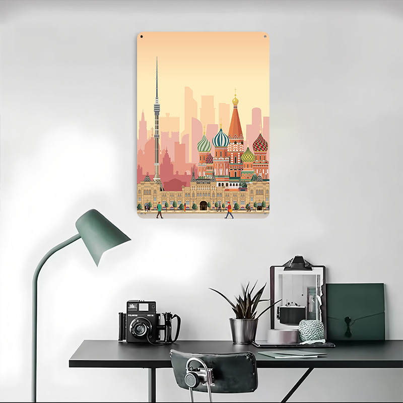 Poster Cetak Perjalanan Moskow - Retro Poster Gaming ulasan dan harga