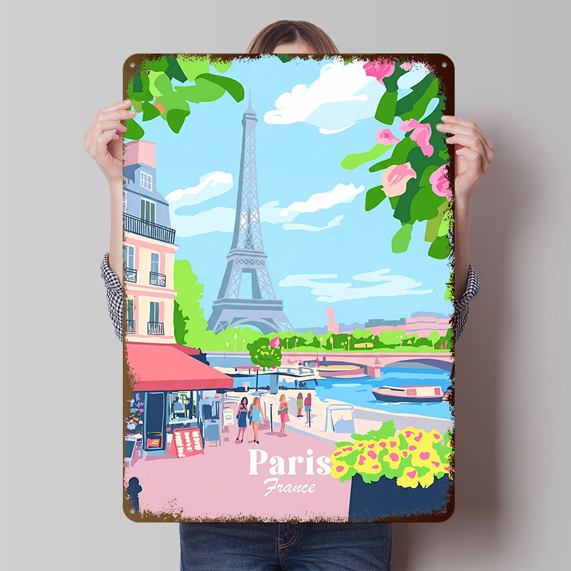 Poster Paris Prancis Kustom, P - Retro Gaming Paris ulasan dan harga