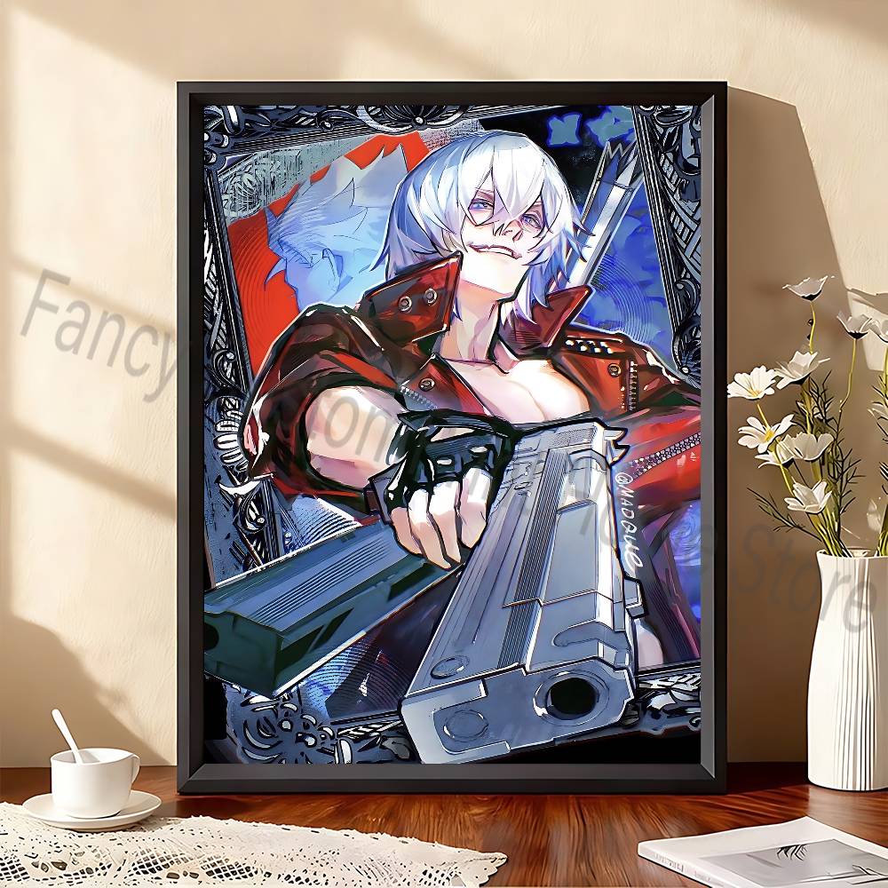 D-Devil May C-Cry Game Poster  - Retro Gaming Art ulasan dan harga