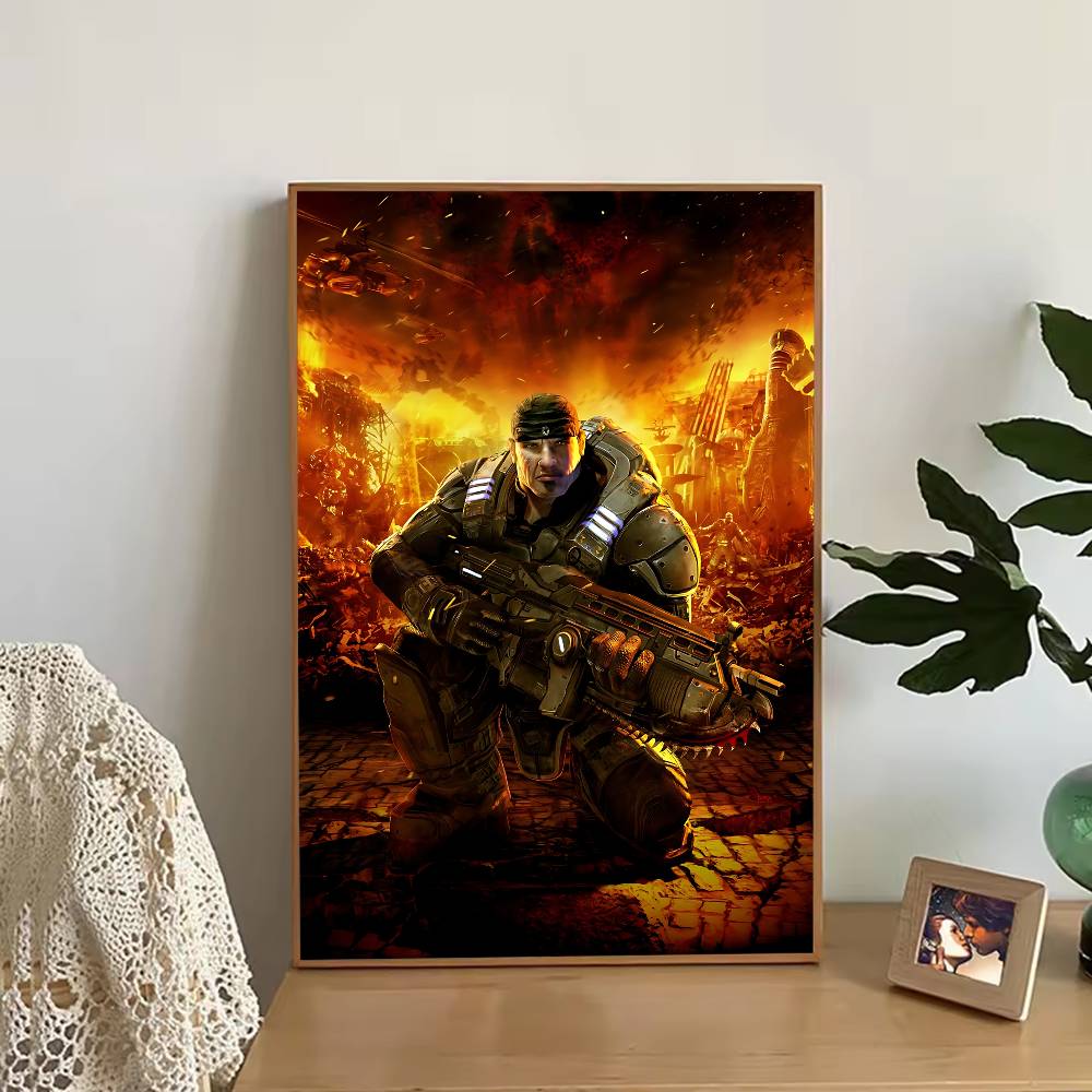 Poster Game G-Gears Of W-War S - Retro Gaming Art ulasan dan harga