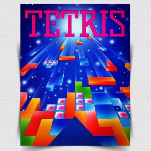 PLAKAT TETRIS METAL SIGN - Pos - Retro Poster Gaming ulasan dan harga