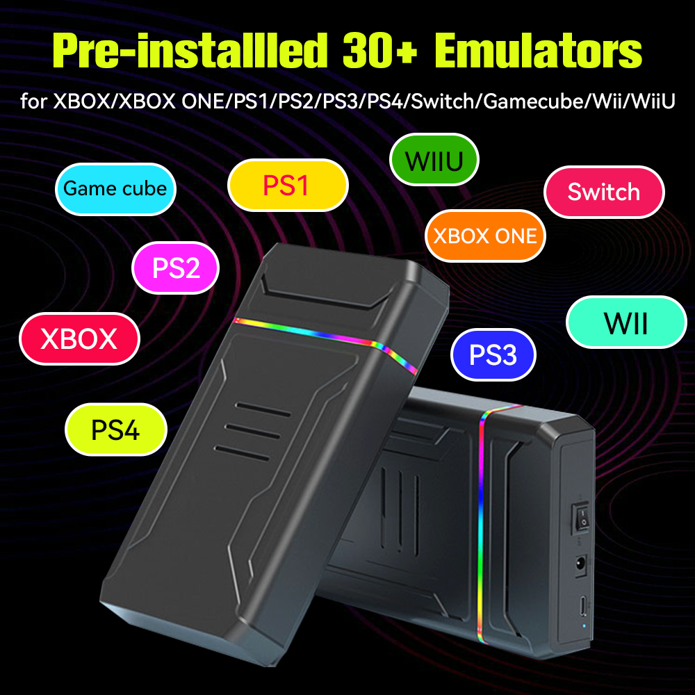 JMachen konsol Video Game 3TB, - Retro Gaming Tv ulasan dan harga