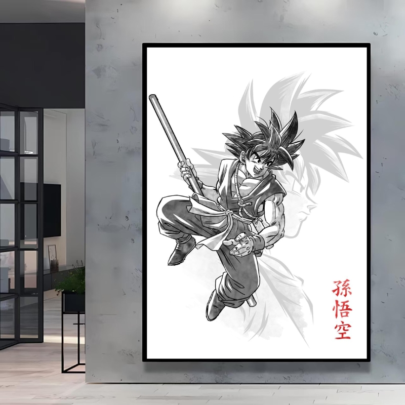 Poster Anime Klasik Jepang Dra - Retro Gaming Art ulasan dan harga