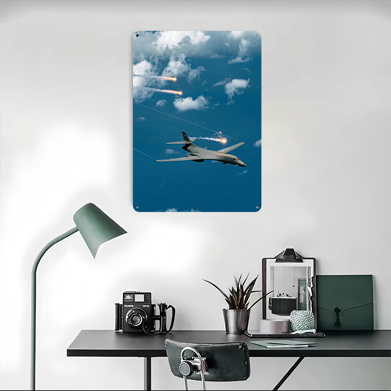 Poster Logam Flares Seni Dindi - Retro Poster Gaming ulasan dan harga
