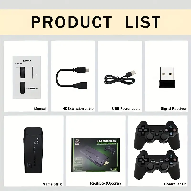 Konsol Video Game Lite 4K M8 6 - Retro Gaming Kiosk ulasan dan harga