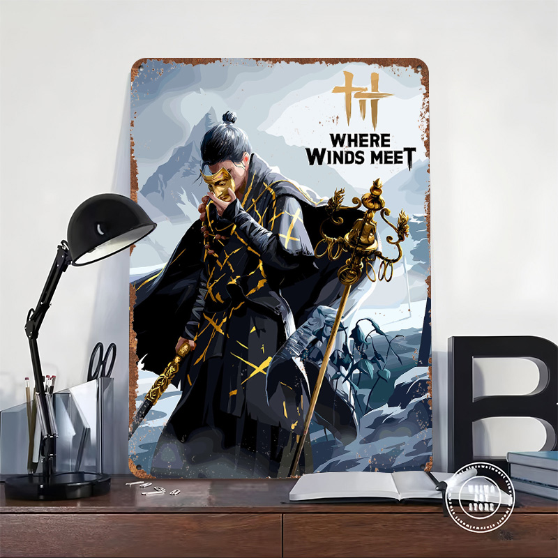Poster Cetak Seni Game Where W - Retro Poster Gaming ulasan dan harga